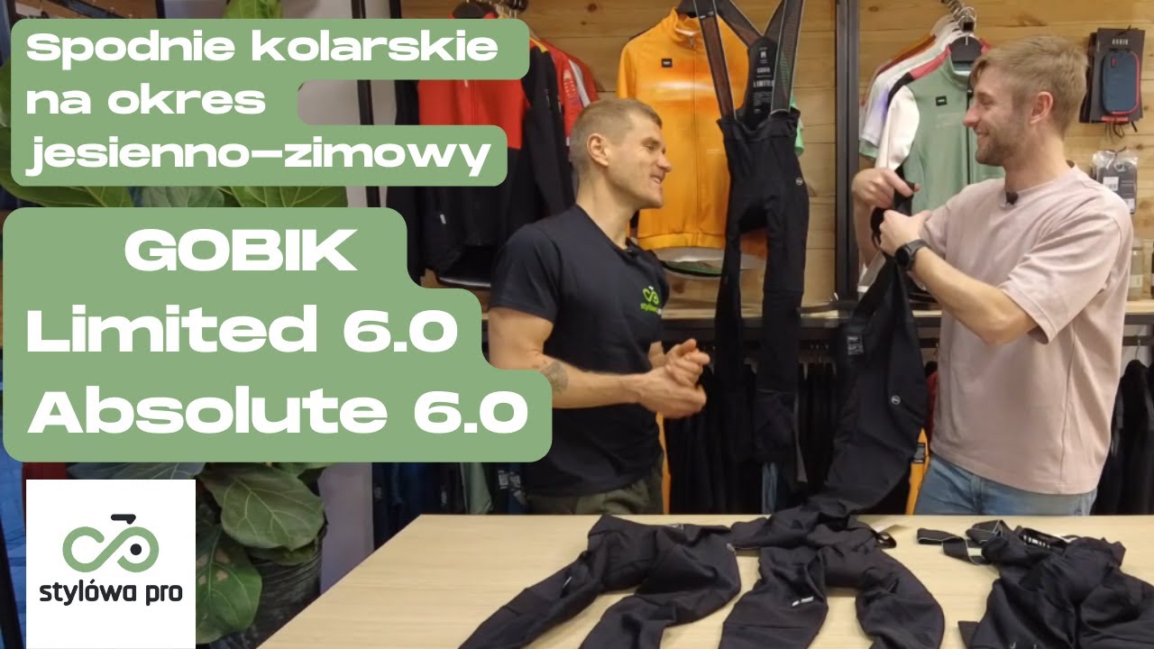 GOBIK Absolute 6.0 oraz Limited 6.0 - kolarskie spodnie na okres jesienno-zimowy - prezentacja