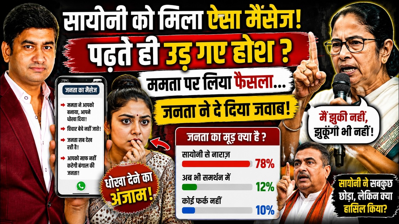 Saayoni Ghosh | Mamata Banerjee । The Rajneeti | West Bengal | Rahul Gandhi | TMC Crisis