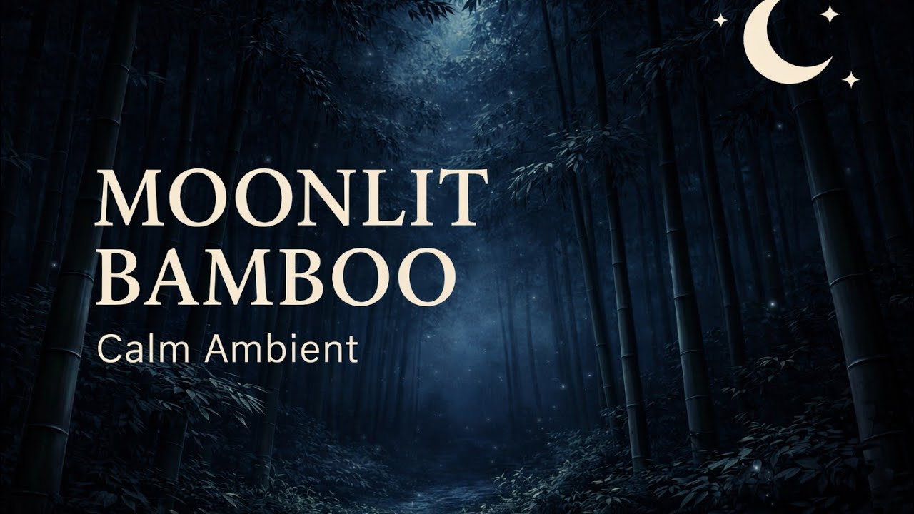 Silent Moon Over Bamboo — Relaxing Ambient (1 Hour)