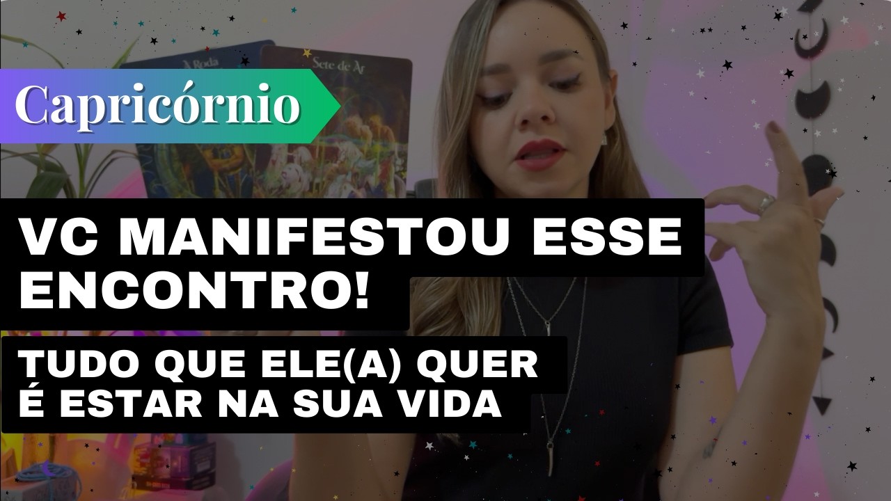 ❤️CAPRICÓRNIO✨VC MANIFESTOU ESSE ENCONTRO! TUDO QUE ELE(A) QUER É ESTAR NA SUA VIDA 
