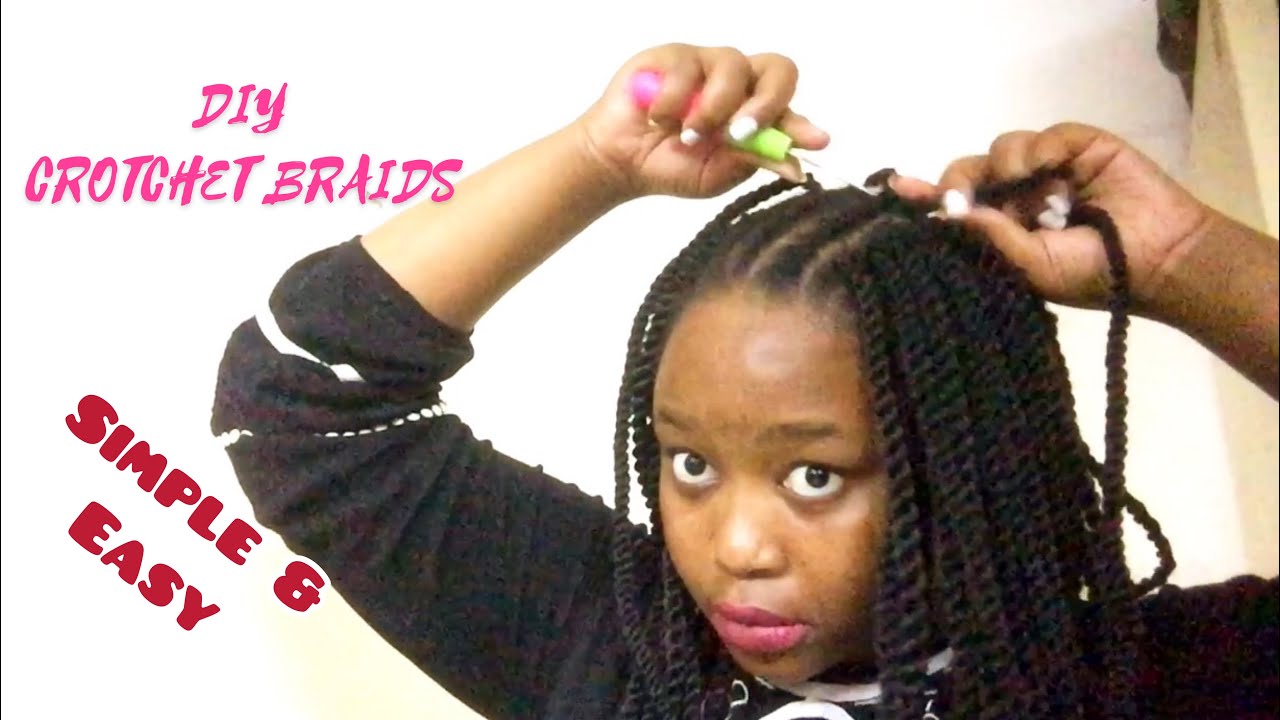 HOW TO; CROCHET BRAIDS FOR BEGINNERS |  ( Step by step )