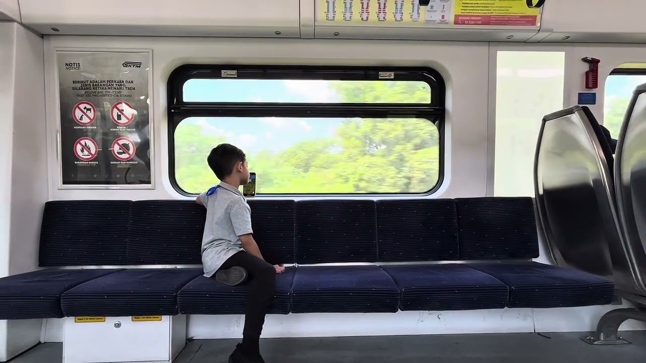 Noah’s First KTM Komuter Ride 🚆 | KL Sentral → Tanjung Malim (Class 92 EMU) @KTMBRailChannel 