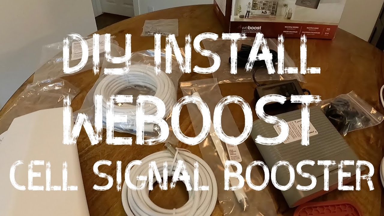 DIY Install & First Impressions -  WEBOOST Cell Signal Booster