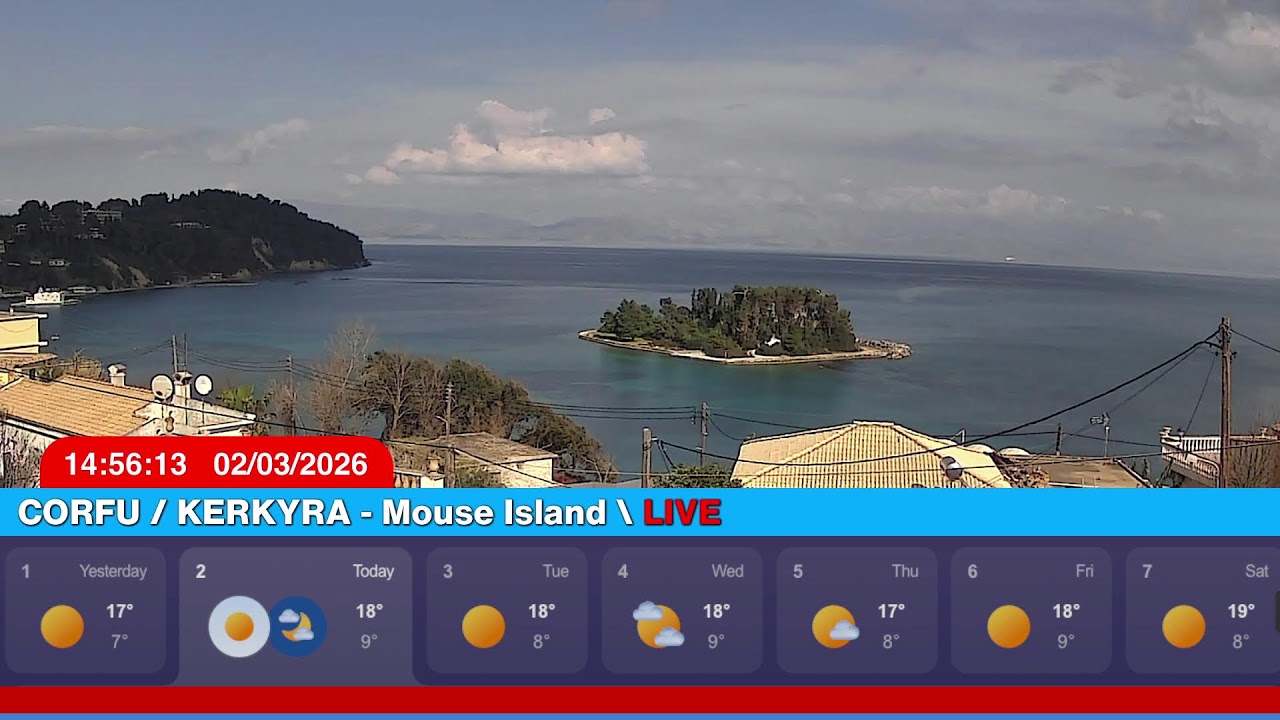 Corfu / Kerkyra, Greece LIVE