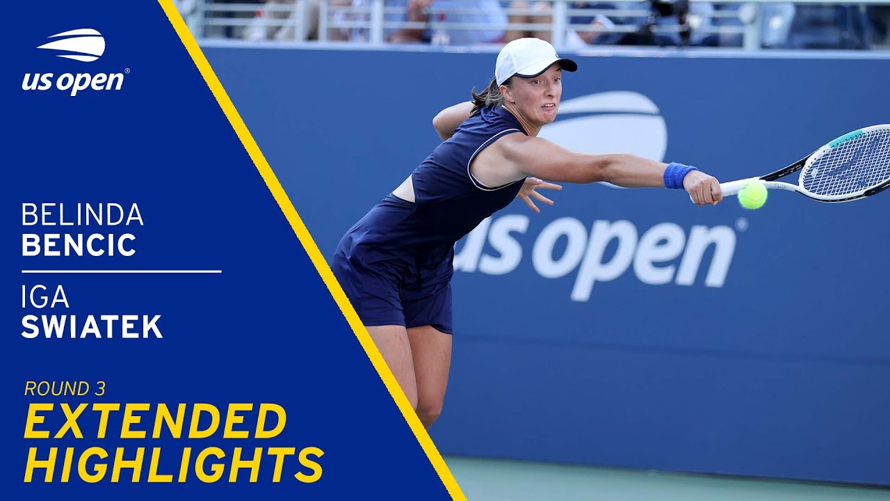 Belinda Bencic vs Iga Swiatek Extended Highlights | 2021 US Open Round 4