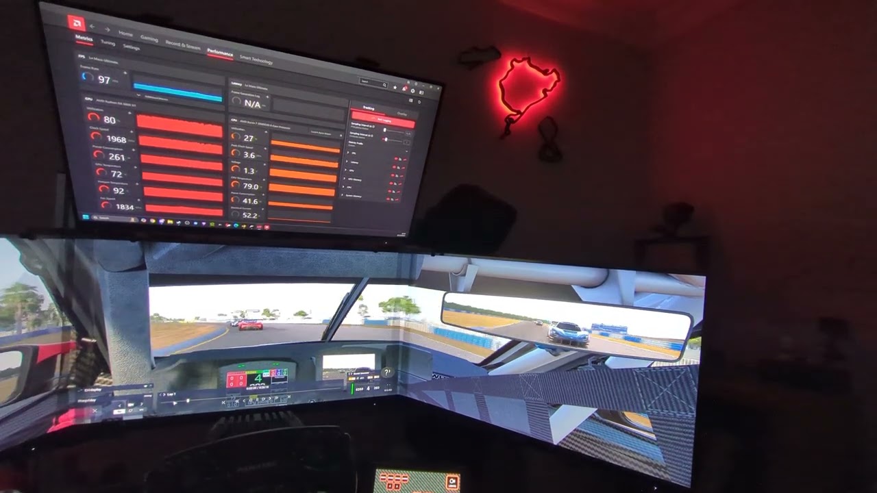 LMU Frame Rate Test 6800XT Triple 1440p
