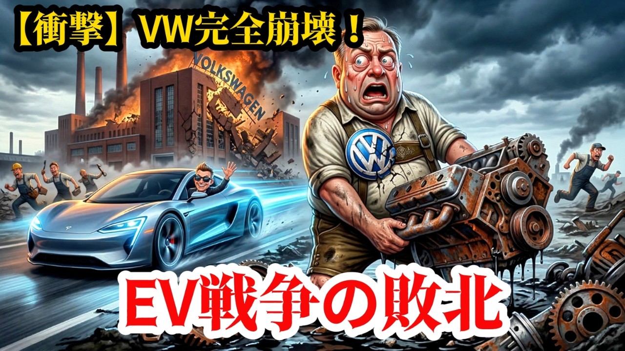 【衝撃】フォルクスワーゲン崩壊！ドイツ製造業の終焉とEV戦争の敗北を徹底解説