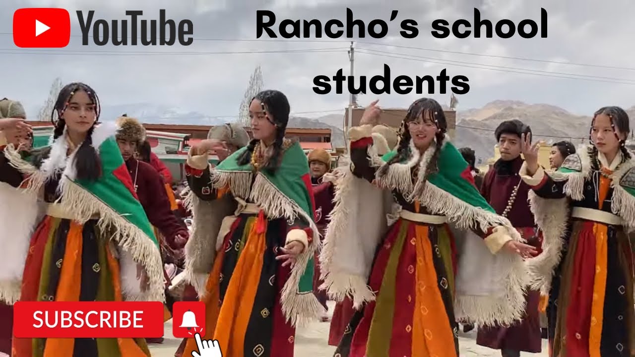 Sung Achey La Jabro dance perform by Druk Padma Karpo School students|| Rancho’s School || UT Ladakh