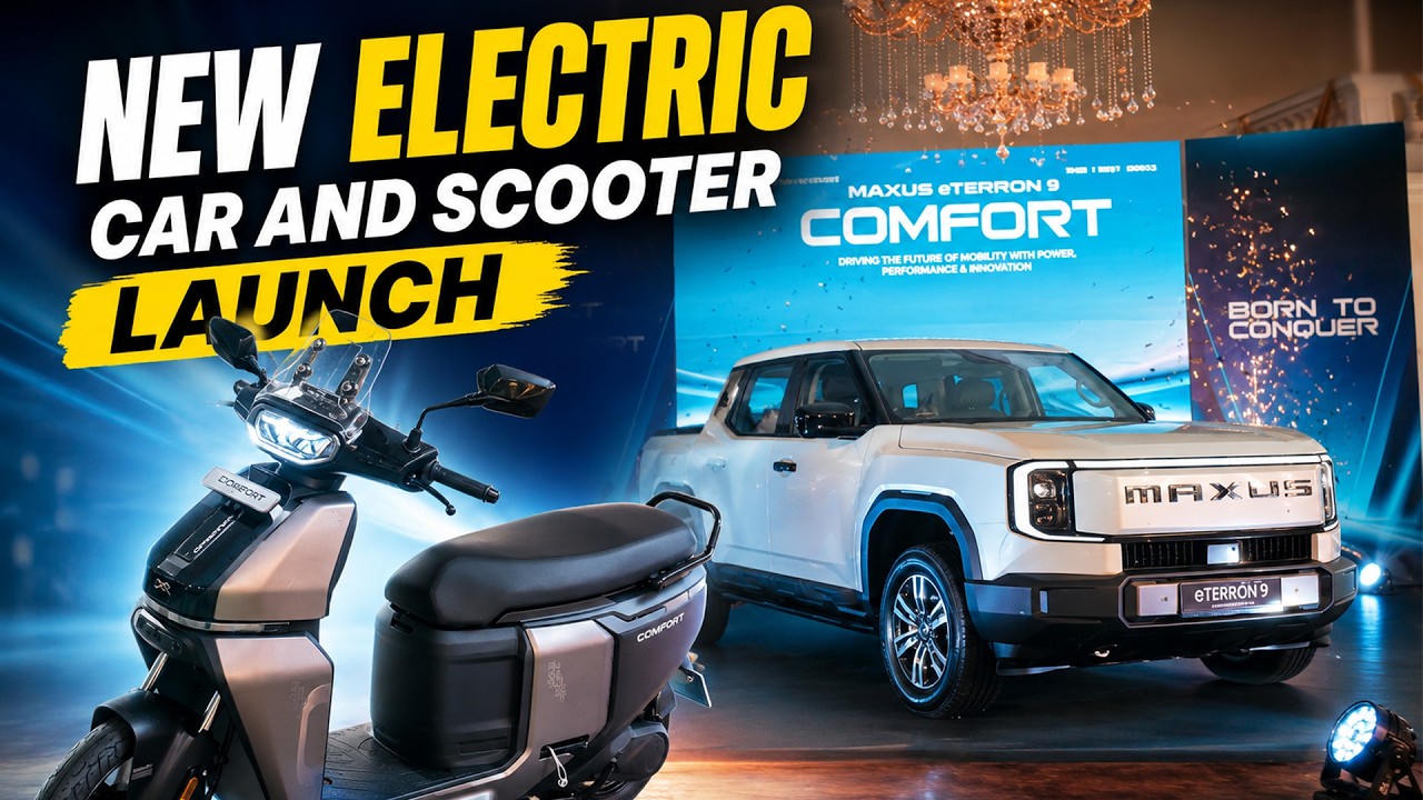 Attending Car Launch and EV Scooter Launch Event | Maxus eTerron 9 | TVS Orbiter 
