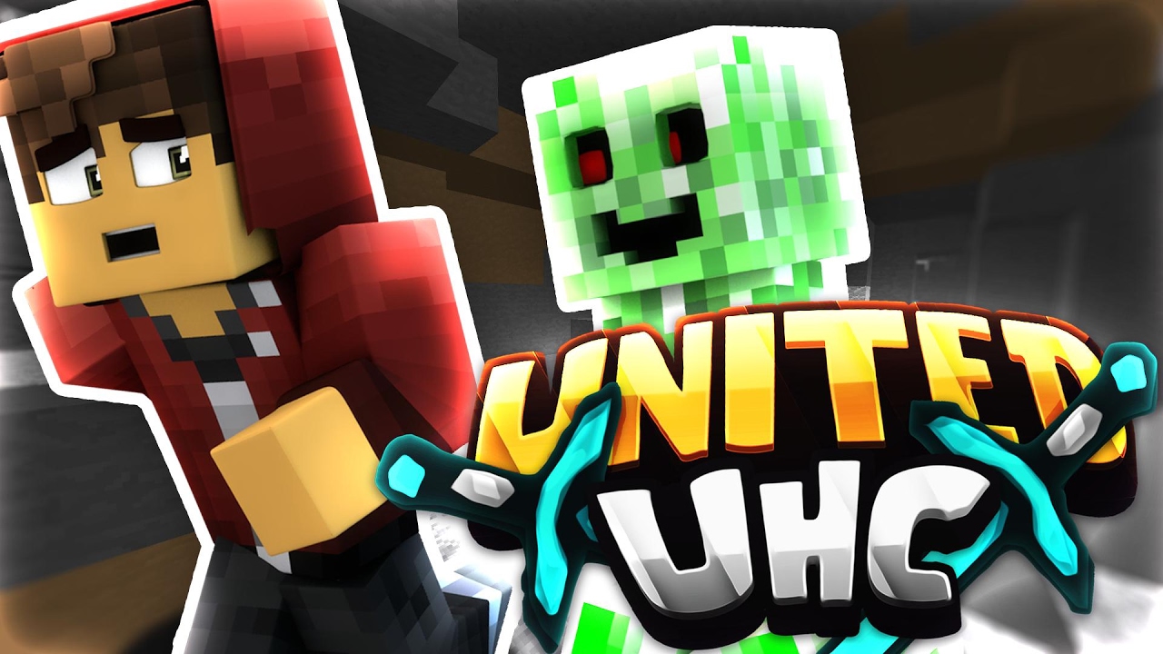 Minecraft: United UHC Ep. 1! - Close Call CREEPER Encounter!