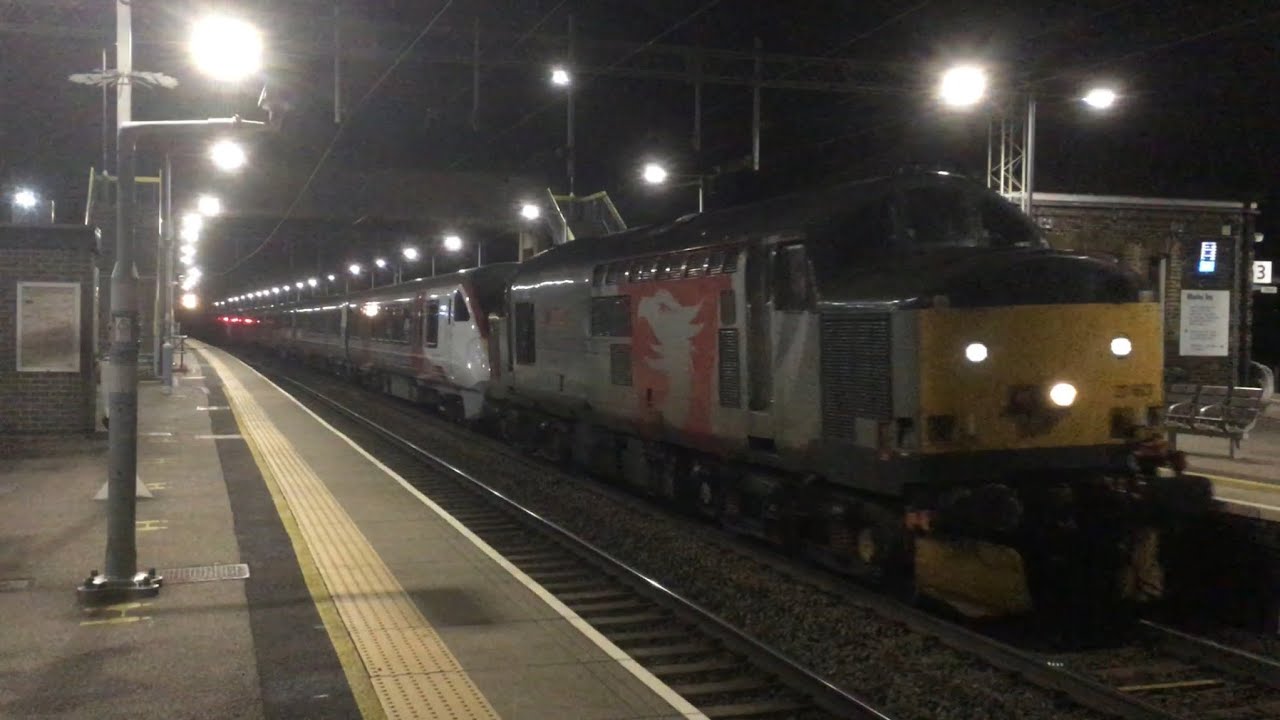 How to rescue a class 720... Rail Operations Group 37601  tows 720536 and 720570 on 5F05