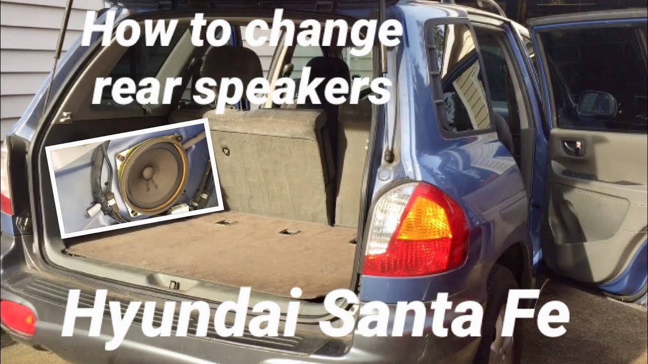 Как заменить задние динамики Hyundai Santa Fe