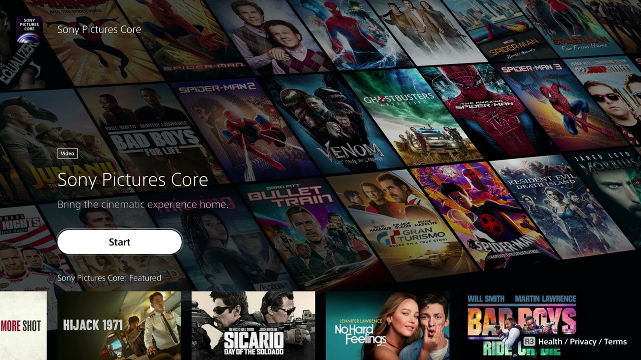 Sony Pictures Core через PlayStation Plus Premium #ps5pro #ps5games #pspluspremium