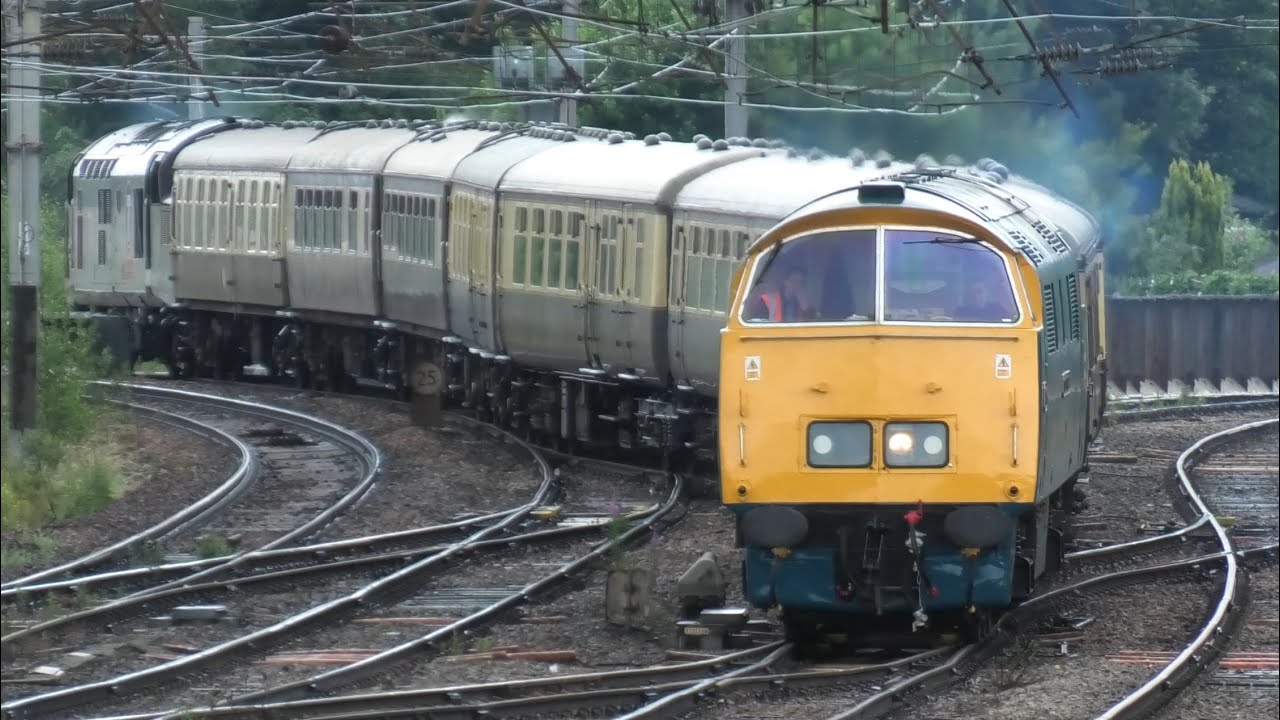 Fantastic day at Carlisle Western Charter Freight Test and Passenger Trains 2nd July 25 WCML