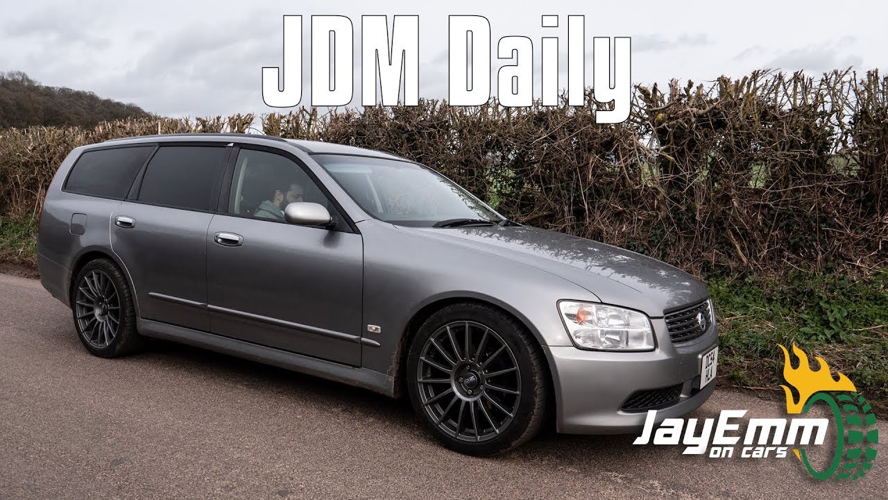 The M35 Nissan Stagea - aka the 350Z Wagon! (JDM Legends Tour Pt. 23)