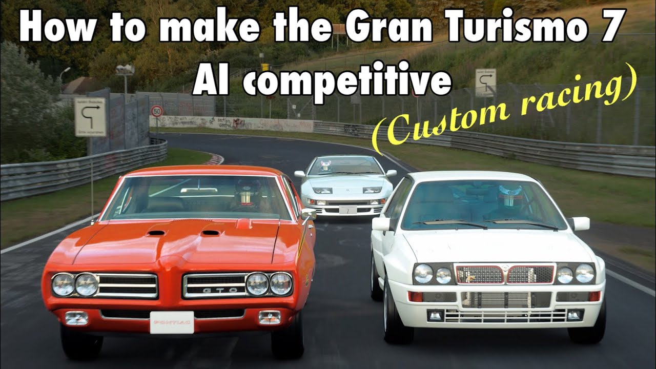 How to make the custom race AI competitive GT7