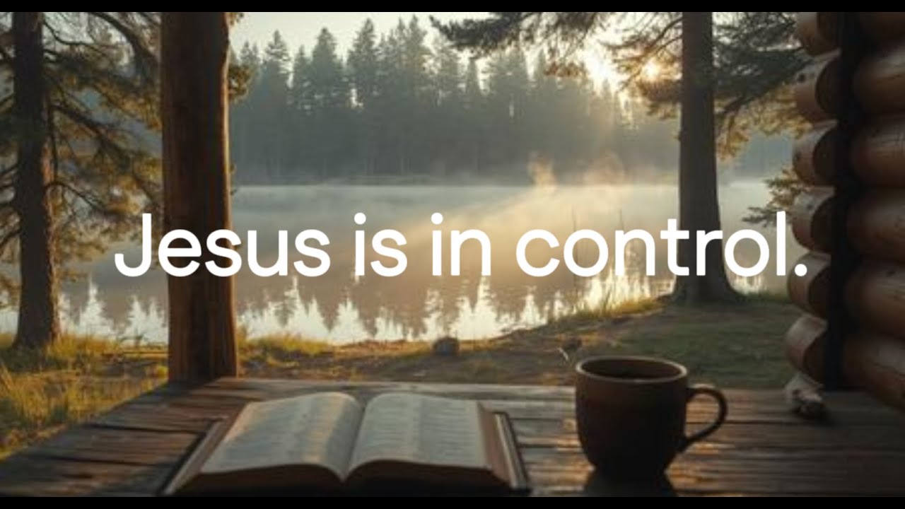 Jesus is in control, believe.