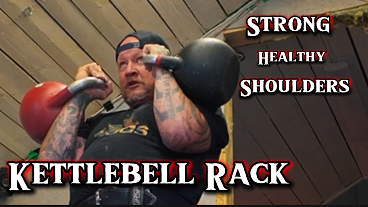 Kettlebell rack position. Strong health shoulders with kettlebells❗️⚔️