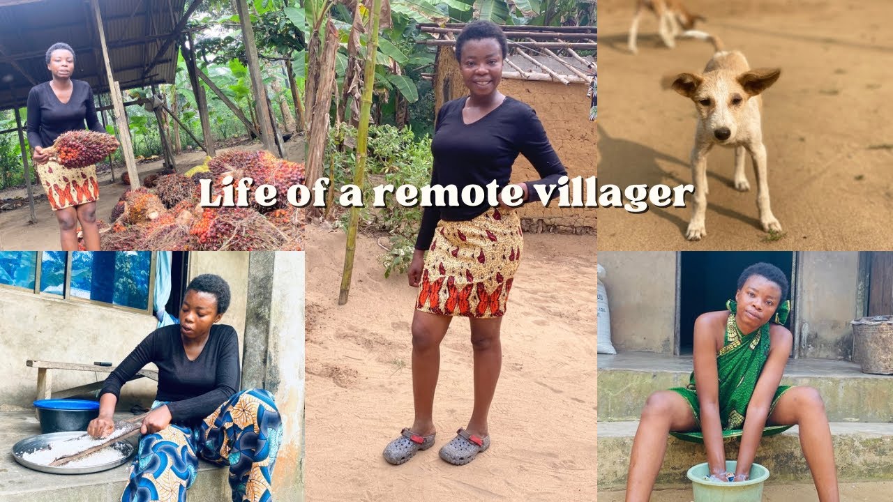 Remote African village: Day in the life of a typical villager