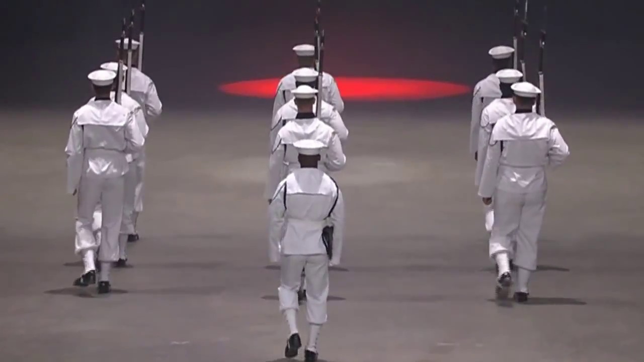 US Navy Drill Team