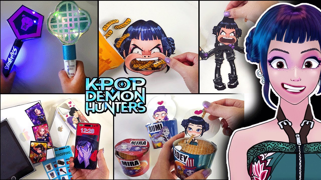 💜Kpop Demon Hunters Blind bag DIY💜 케이팝 데몬 헌터스 만들기