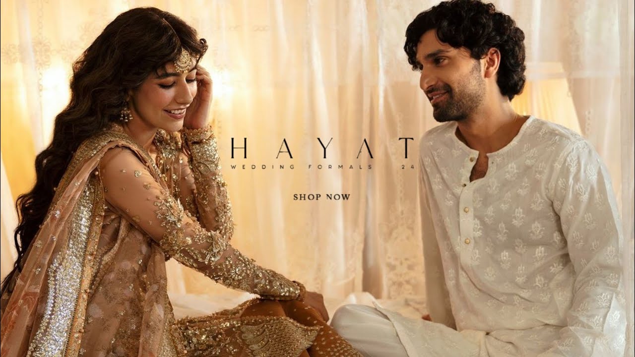 Hayat wedding Formals 2024 | Afrozeh Unstitched Luxury Wedding Collection | Syra and Ahad Raza