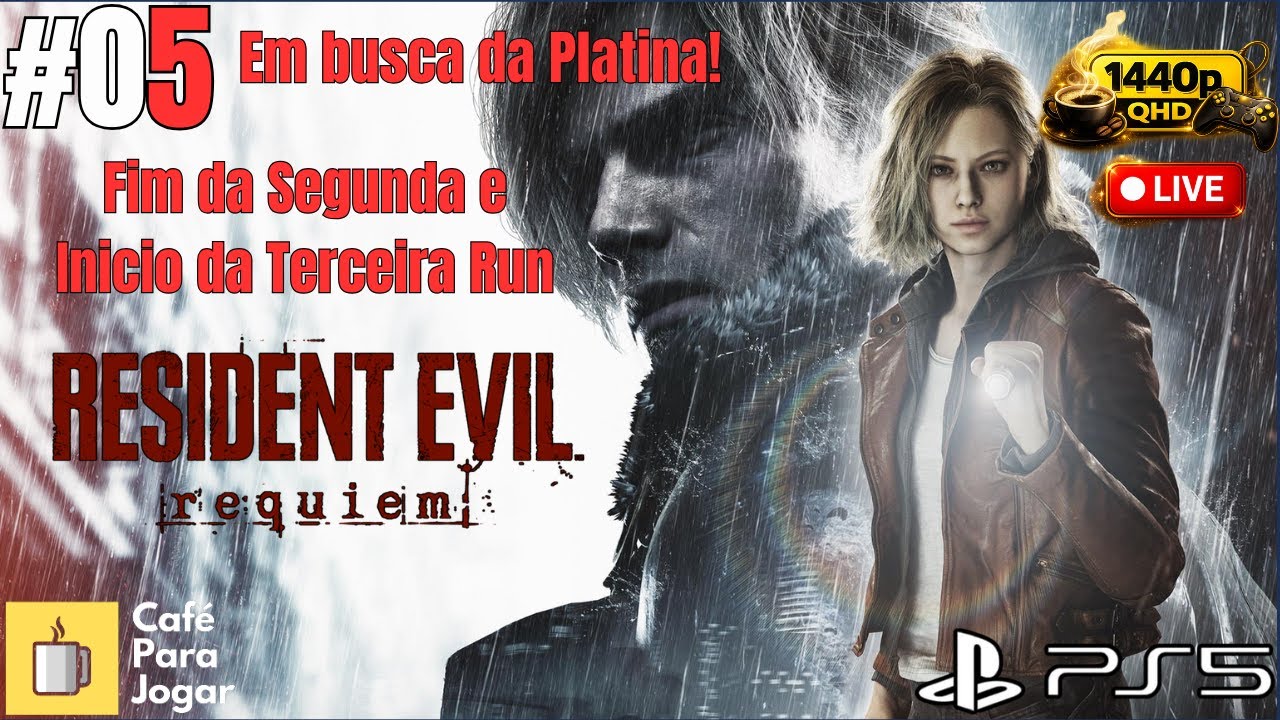 EM BUSCA DA PLATINA RESIDENT EVIL - REQUIEM - SEGUNDA RUN E TERC #05 - 1440p - PS5 - Português-PT-BR