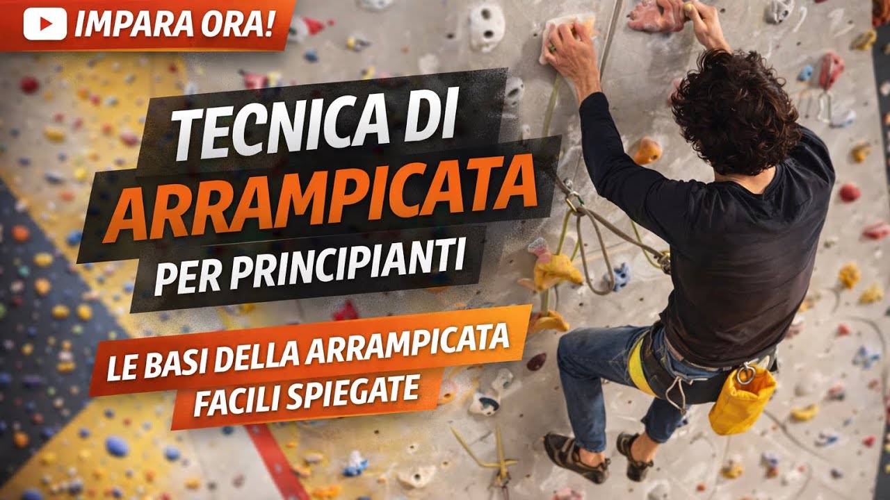 Arrampicata: Tecnica di arrampicata per principianti (Audio Italiano)