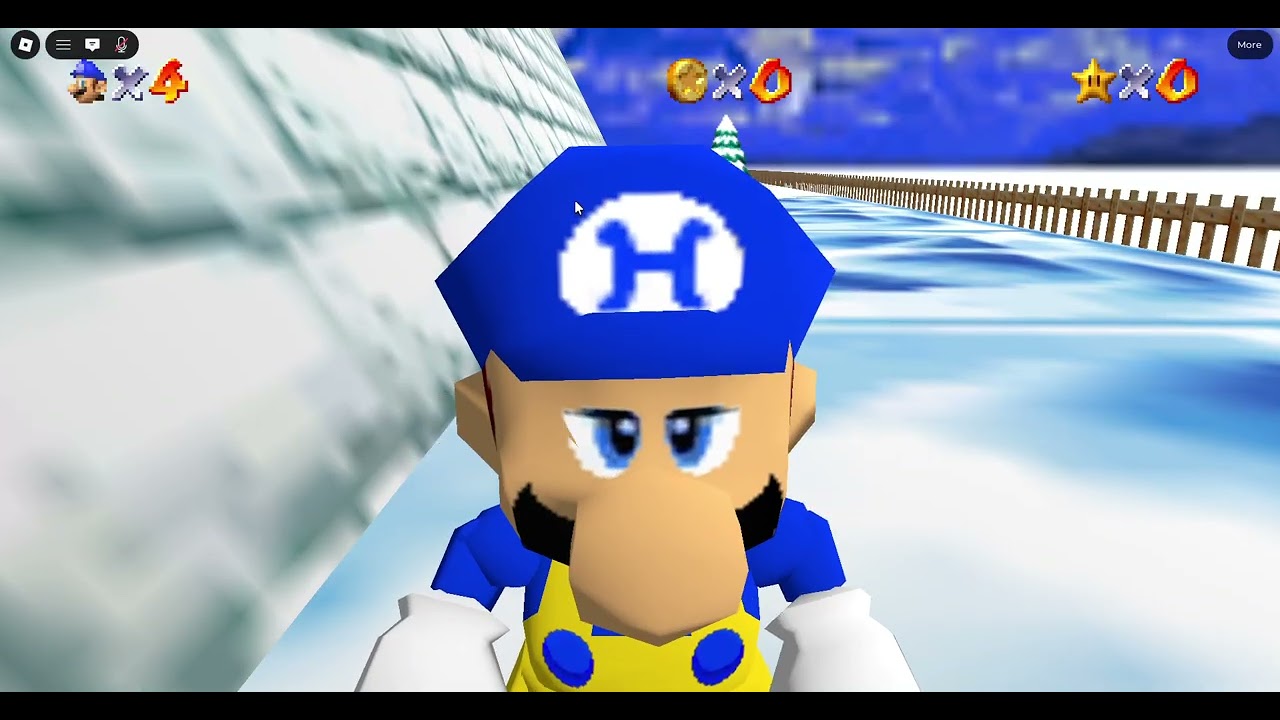SM64 In Roblox M2 Snow Slide