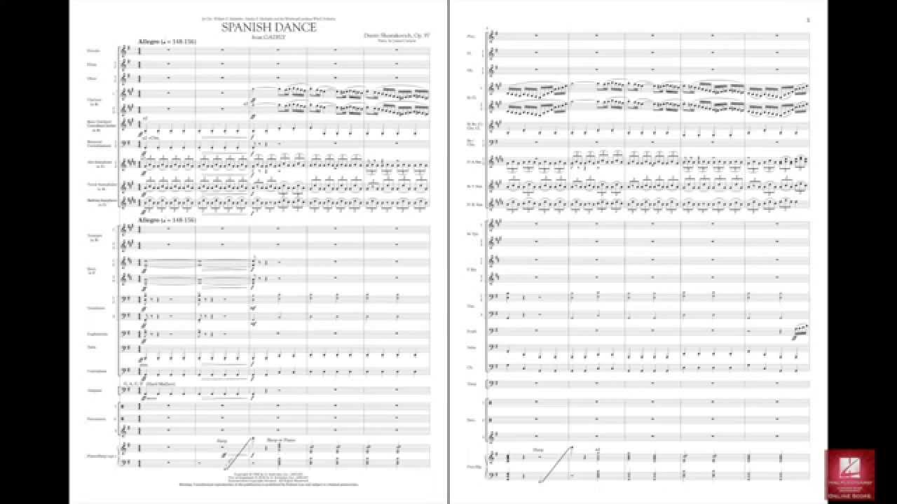 Spanish Dance by Shostakovich/arr. Curnow
