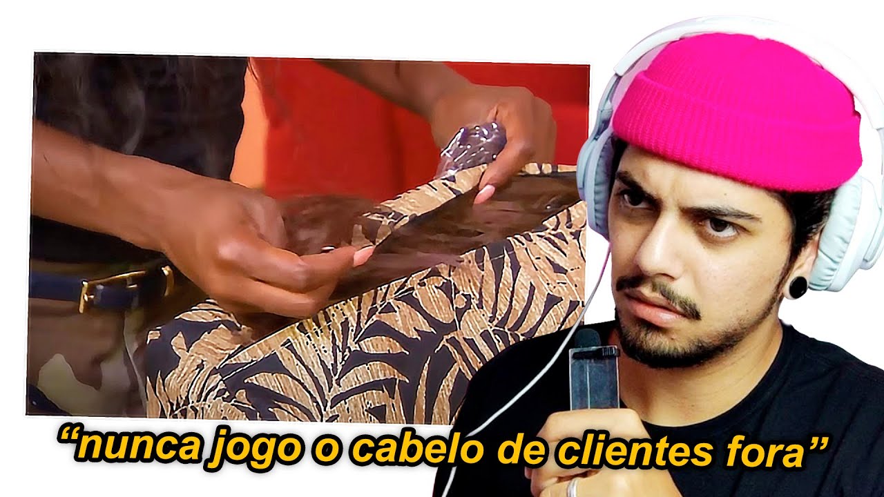 Cabeleireira muquirana coloca cabelo na almofada