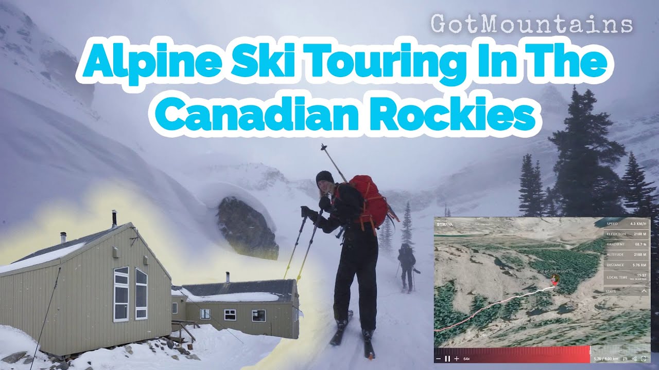 Bow Hut & Wapta Traverse Ski Tour // R02 // Winter Route Description & Animated Map