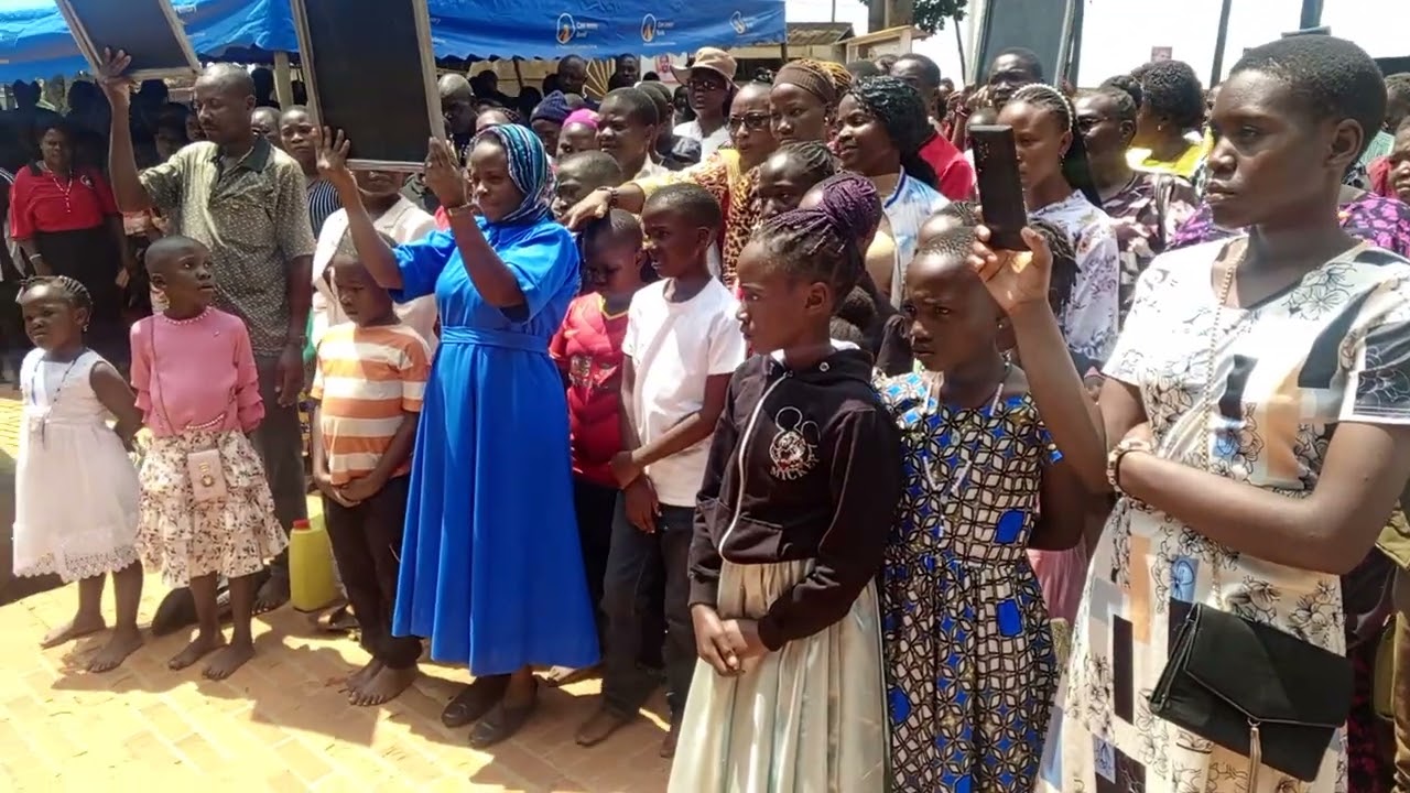 Pilgrims of hope at Uganda Martyrs Catholic Shrine Namugongo.