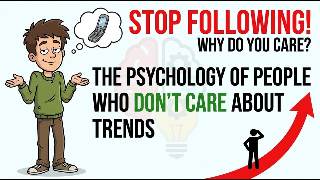 The Psychology of People Who Don't Care About Trends