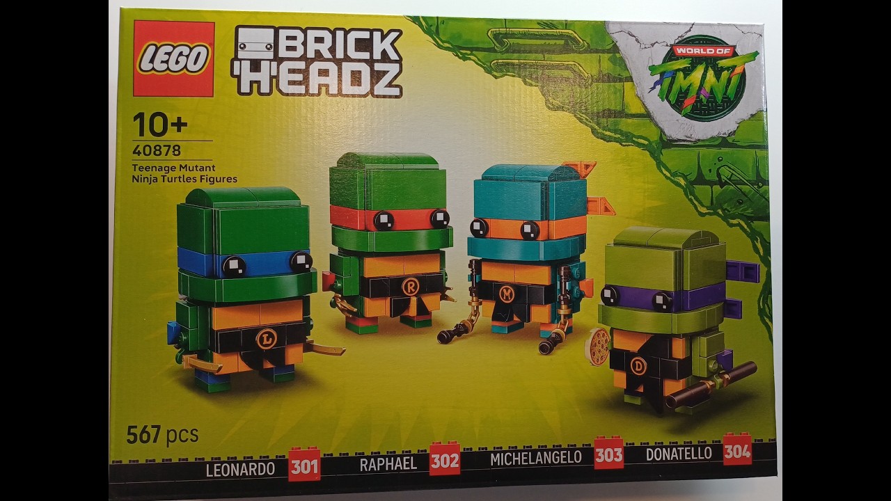 Lego BrickHeadz 40878 Teenage Mutant Ninja Turtles Speedbuild