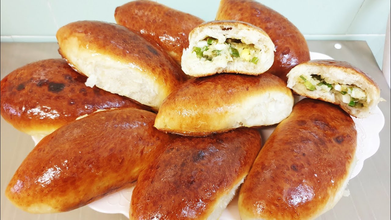 Dulce copilărie,,Pateuri cu orez ceapă verde și ouă/Вкус детства,,Пирожки с рисом зелёный лук и яиц