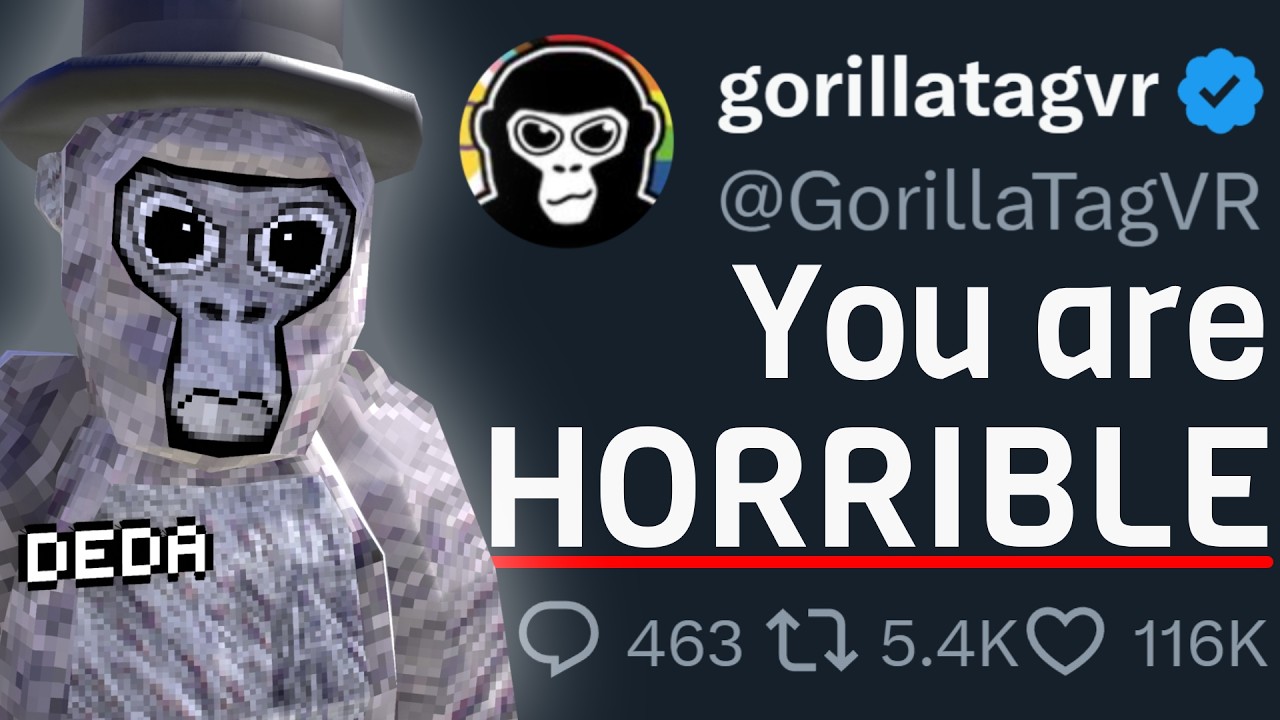 Это самый токсичный создатель Gorilla Tag...