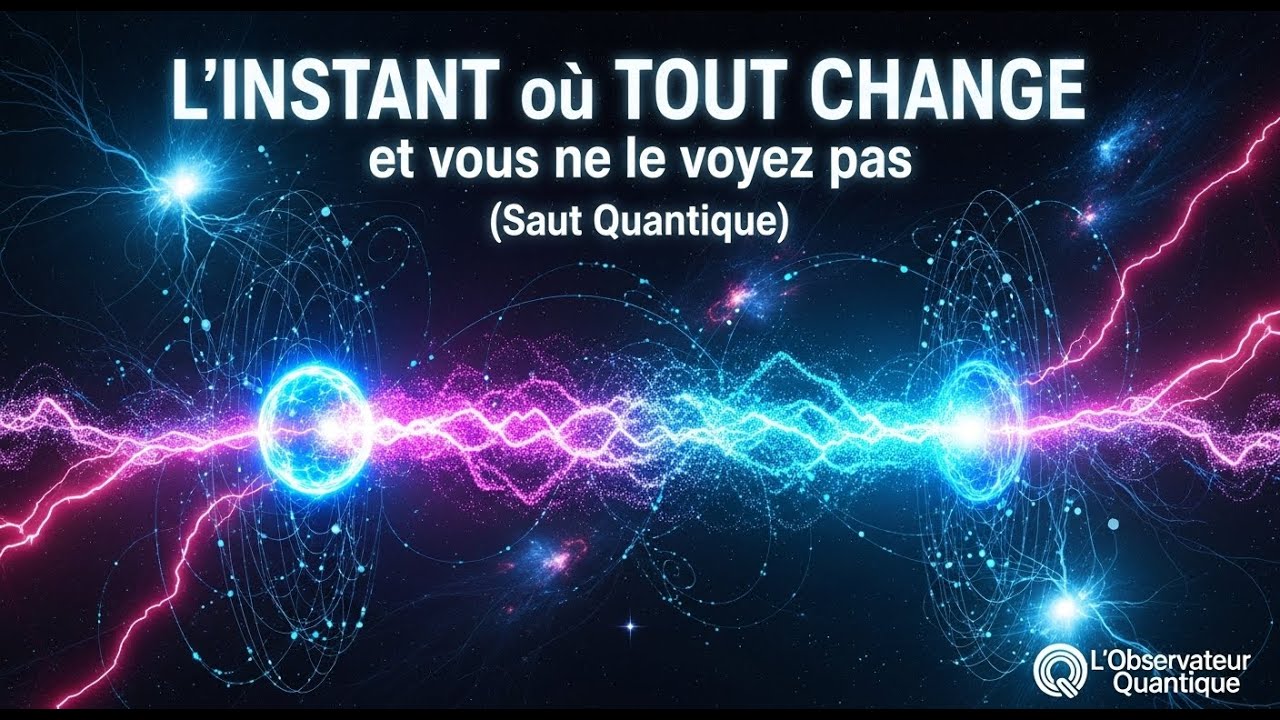 L’INSTANT où TOUT CHANGE sans que tu le voies (Saut Quantique) | L’Observateur Quantique