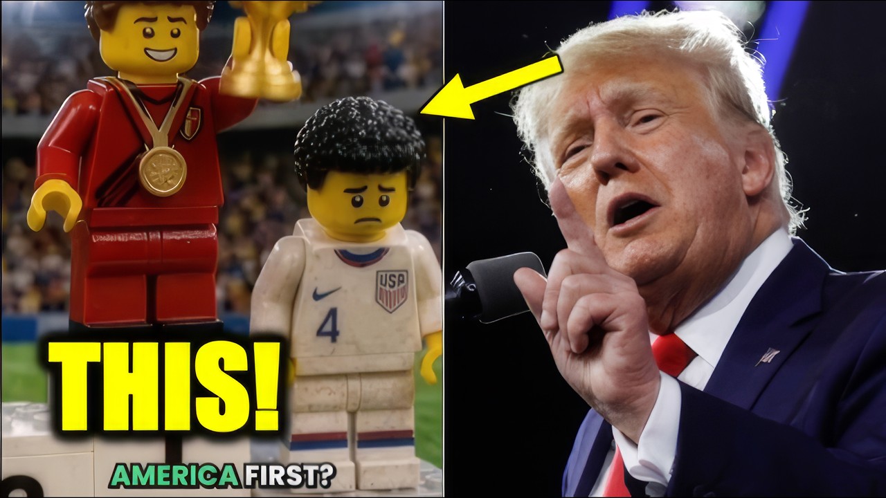 Трампа ЖЕСТКО высмеяли в вирусном ИИ-видео с Lego!