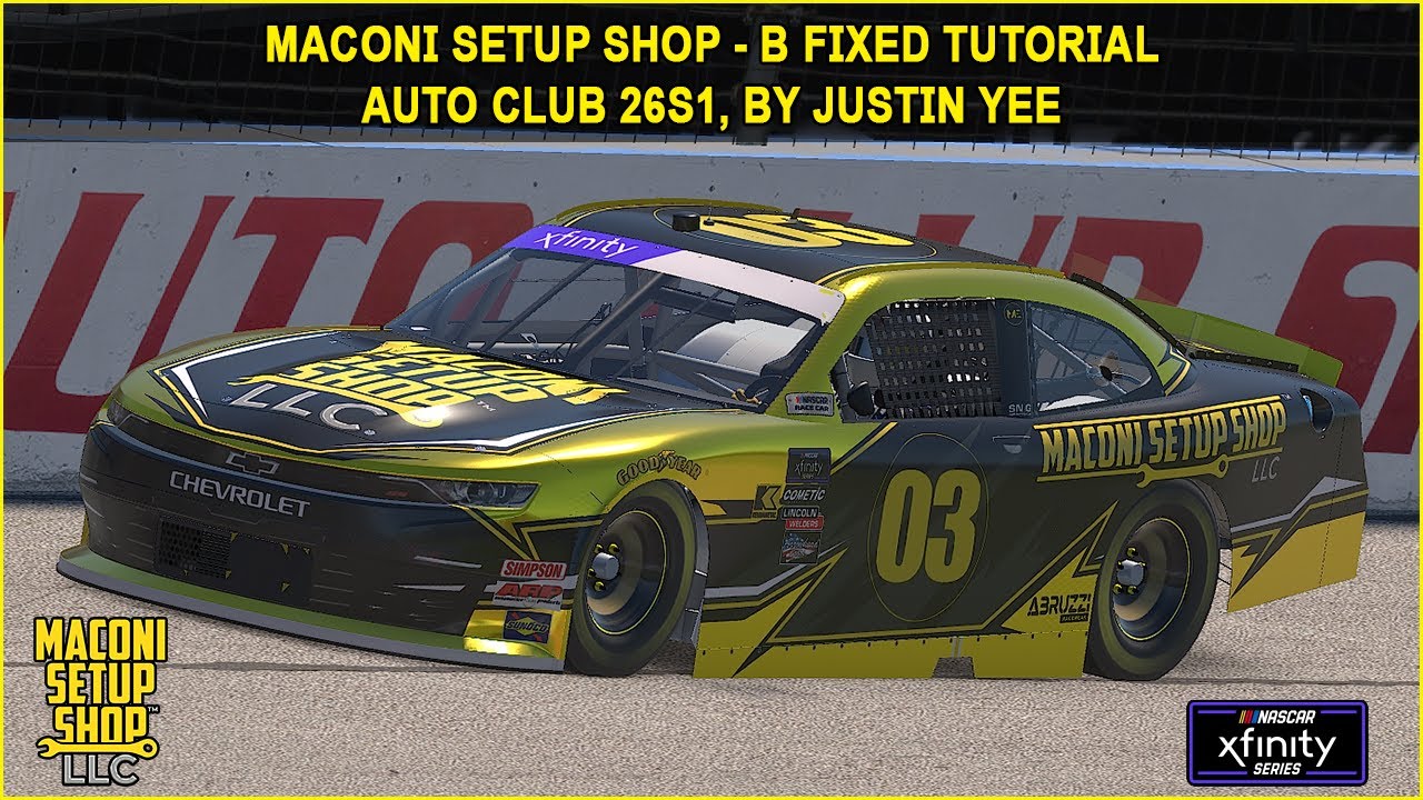 Руководство по квалификации и гонке 26S1 в iRacing Maconi B-Fixed Auto Club