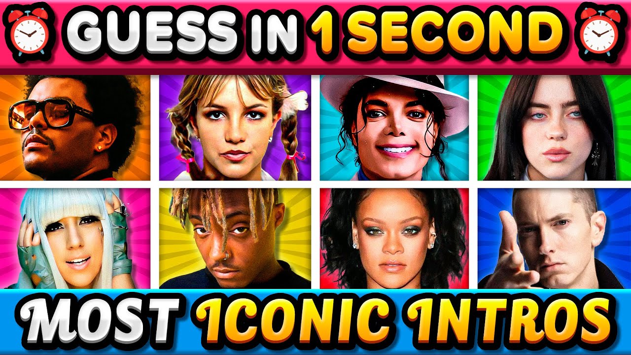GUESS THE SONG in 1 SECOND by its INTRO, Most Iconic Intros! | Music Quiz