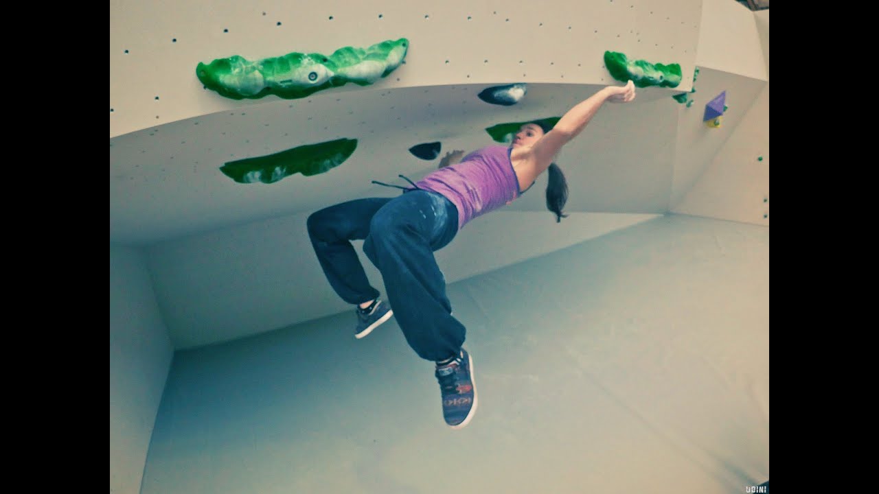 German Climbing Team training, Stuntwerk 2014