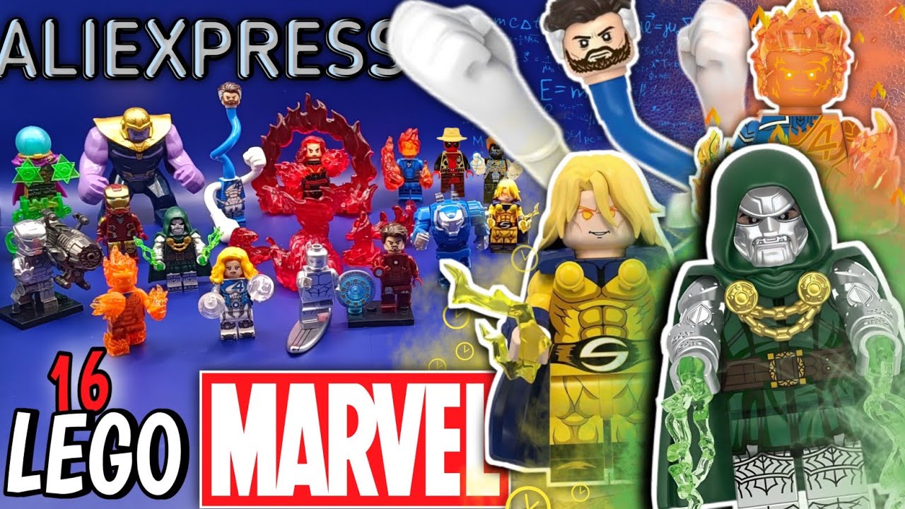 LEGO MARVEL из Китая #16▷ЭТО НАЧАЛО ШИКАРНОСТИ ЛЕГО Доктор Дум против Железного Человека