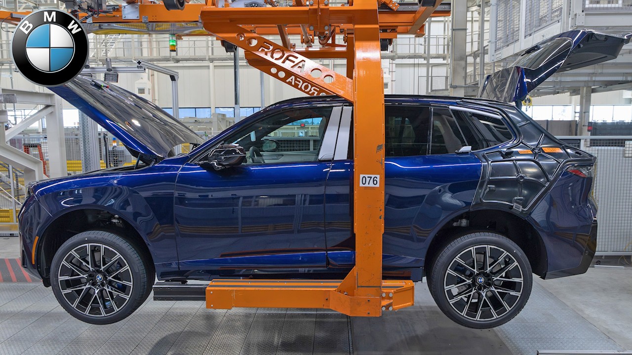 BMW factory tour - iX5 assembly line -  Luxury SUV production
