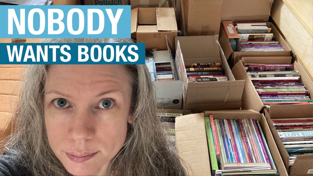 Day 74 - What to Do with Over 2,000 Books | Nobody Buys Books | Hoarder House Cleanout Project
