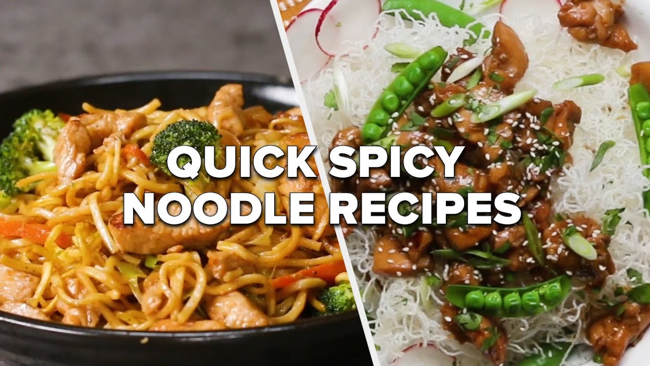 Quick Spicy Noodle Recipes • Tasty Recipes