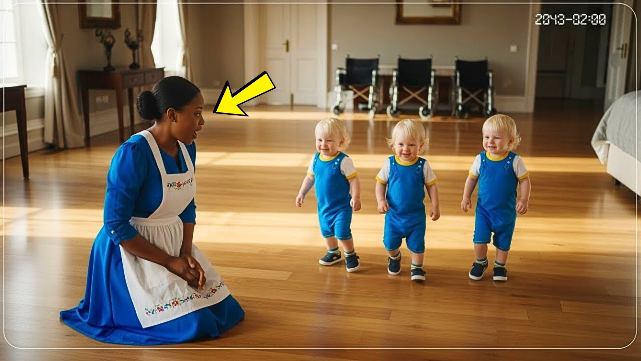 BILLIONAIRE WATCHES PARALYZED TRIPLETS ON CAMERA AND FINDS THE NANNY IN A DEEPLY MOVING MOMENT