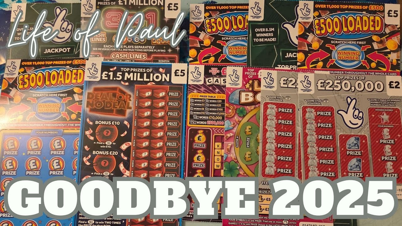 С Новым годом! Вот моё последнее видео с лотереей в 2025 году, надеюсь, мы закончим его с размахом.