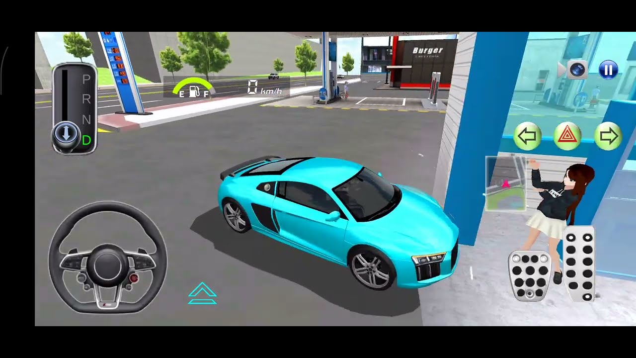 New Red McQueen Cybertruck vs Golden Bullet Train - 3D Driving Class Simulator - Android Game 2026