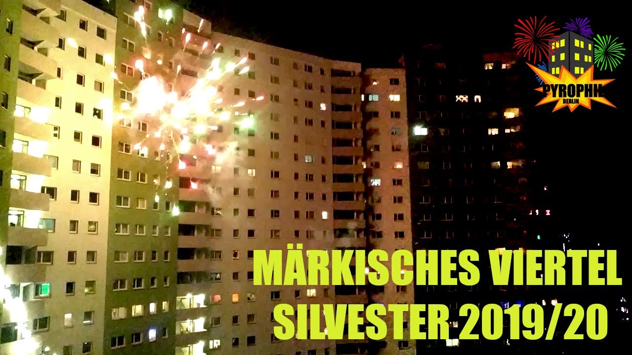 MÄRKISCHES VIERTEL | Silvester 2019/20 | Feuerwerk | Berlin | 4K Remastered